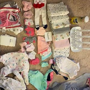 Lot of Newborn stuff, only my baby used it-
